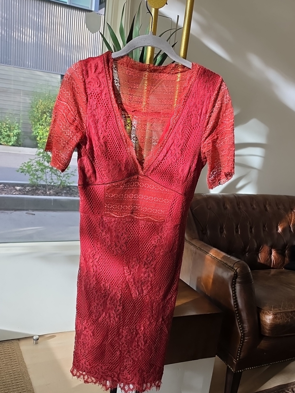 Red Lace Dress